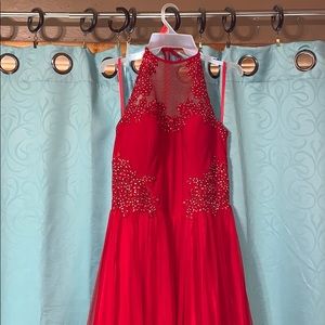 Red prom dress